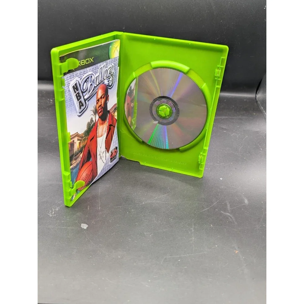 NBA Ballers Original Xbox CIB Disc Case Manual Midway Basketball